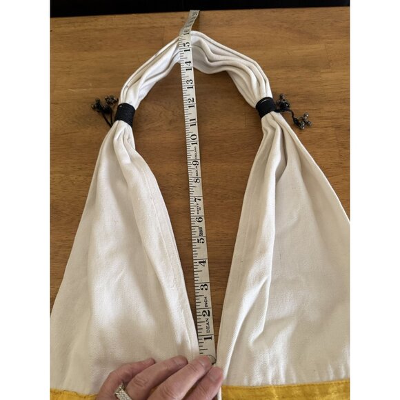 Handcrafted Boho Shoulder Bag With Sequin & Embroidery Accents Button Closure - Picture 7 of 9